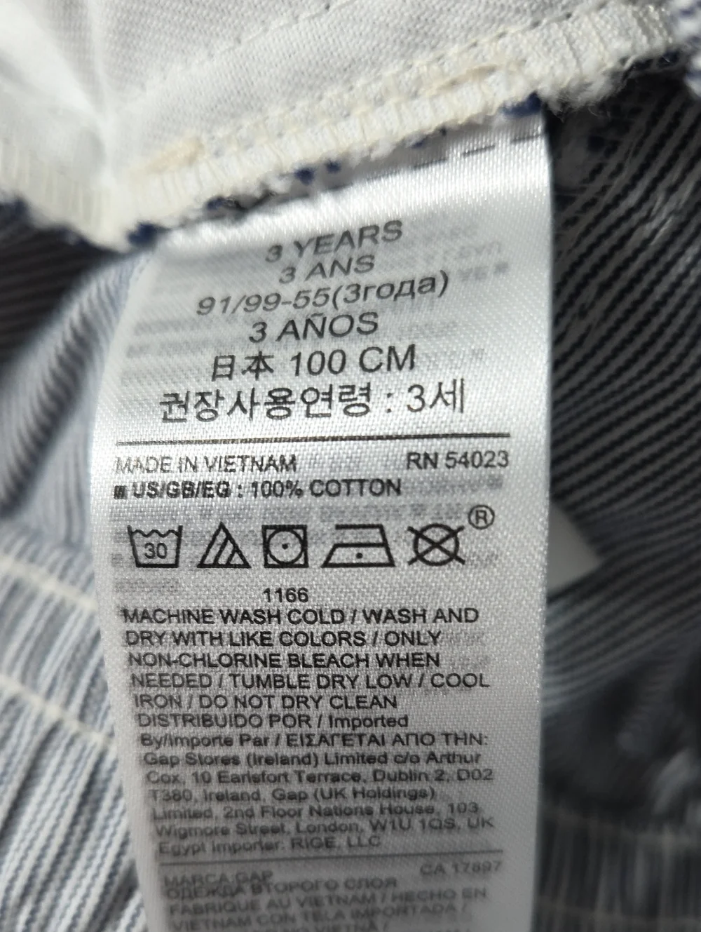 GAP 100% cotton